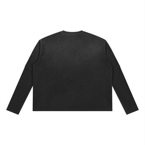 Unisex Vintage Wash Layered T-Shirt